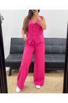 GILET COSTUME PE1299 FUSHIA