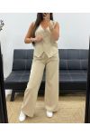GILET COSTUME PE1299 BEIGE