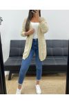 GILET AJOURé PE2470 BEIGE