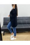 PE2470 BLACK OPENWORK VEST