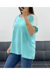 LACE POCKET TOP PE2433 PASTEL