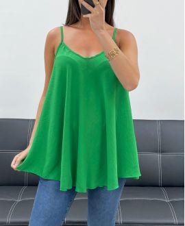PLAIN FLARED TOP PE2406 GREEN
