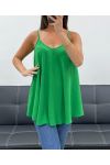 PLAIN FLARED TOP PE2406 GREEN