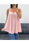PLAIN FLARED TOP PE2406 PINK