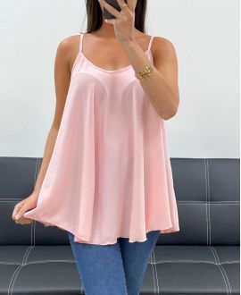 PLAIN FLARED TOP PE2406 PINK
