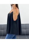 PLAIN FLARED TOP PE2406 BLACK