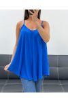 PLAIN FLARED TOP PE2406 ROYAL BLUE