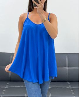 PLAIN FLARED TOP PE2406 ROYAL BLUE