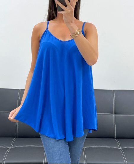 PLAIN FLARED TOP PE2406 ROYAL BLUE