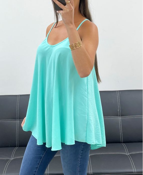PLAIN PE2406 PASTEL FLARED TOP