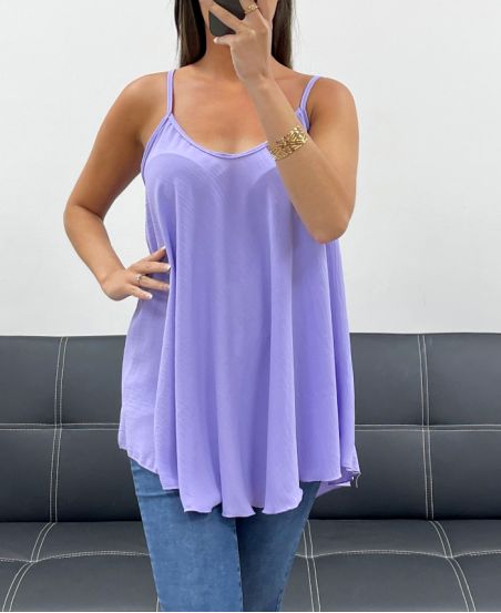 PLAIN FLARED TOP PE2406 LILA