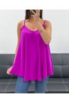 PLAIN FLARED TOP PE2406 PURPLE