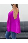 PLAIN FLARED TOP PE2406 PURPLE