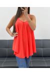 PLAIN FLARED TOP PE2406 CORAL