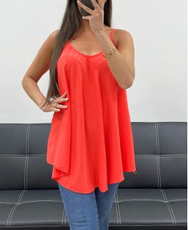 PLAIN FLARED TOP PE2406 CORAL
