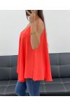 PLAIN FLARED TOP PE2406 CORAL