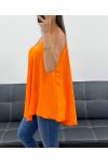 PLAIN PE2406 FLARED TOP ORANGE