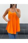 PLAIN PE2406 FLARED TOP ORANGE