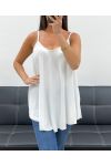 PLAIN FLARED TOP PE2406 WHITE