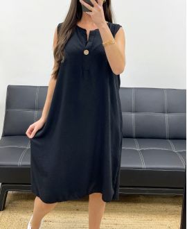 ABITO SCIOLTO E FLUIDO SS1086 NERO