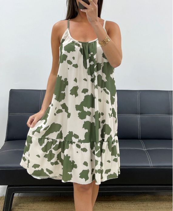 STRAPPY DRESS PE2459 KAKI