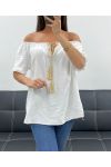 TOP ENCOLURE ELASTIQUEE PE2412 BLANC