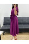 ROBE LONGUE PE2359 POURPRE