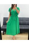 ROBE LONGUE PE2359 VERT