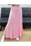 SOFT VISCOSE LONG SKIRT PE2554 PINK