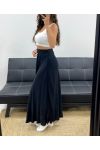 SOFT VISCOSE LONG SKIRT PE2554 BLACK
