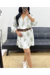 ROBE/CHEMISE LONGUE IMPRIMEE PE1685 KAKI