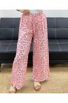 HOSE AUS BAUMWOLLGAZE LéO FLUO PE2576 LILA/ORANGE