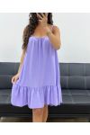 ROBE A BRETELLES PE2595 LILA