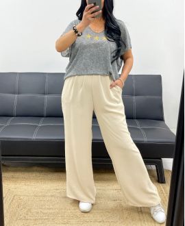 SOEPELE 2-POCKET BROEK PE1282 BEIGE