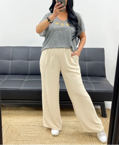 SOEPELE 2-POCKET BROEK PE1282 BEIGE