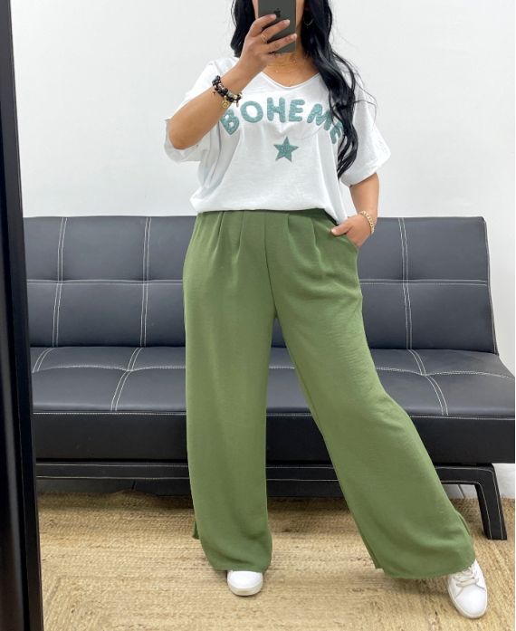 SOEPELE 2-POCKET BROEK SS1282 KHAKI