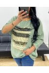 TOP AMPLE VISCOSE FLOCAGE PE0400 KAKI