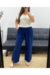 PE2219 PANTALONE 2 TASCHE FLUID NAVY
