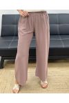PE2219 PANTALONE 2 TASCHE FLUID TORTORA