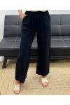 VLOEIENDE 2-POCKET BROEK PE2219 ZWART