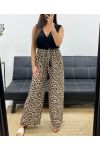 PE2304 PEOPARD MEDIUM BROEK + STROPDAS COMBINATIE