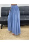 SOEPELE BROEK MET WIJDE PIJPEN + LINK PE2487 BLAUW