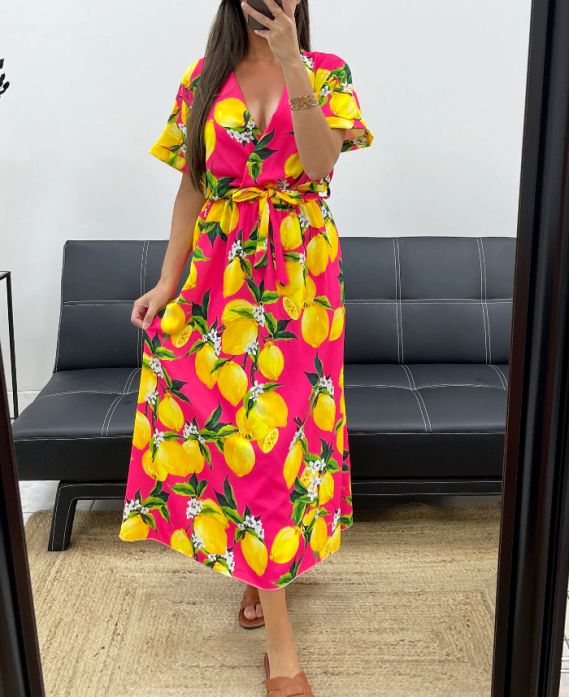 ROBE LEMON PE2015 FUSHIA