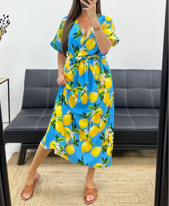 ROBE LEMON PE2015 BLEU CIEL