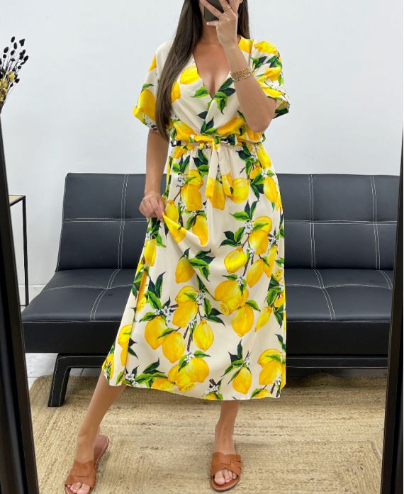 ROBE LEMON PE2015 ECRU