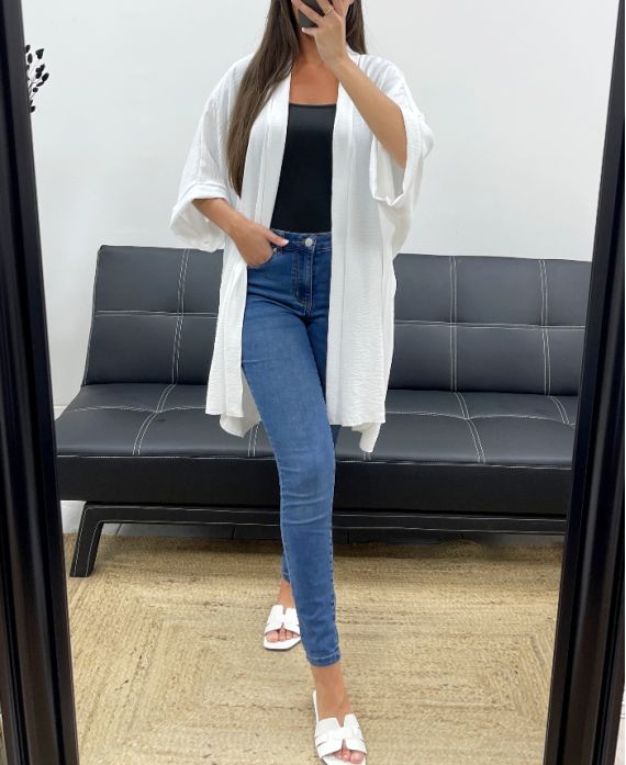 KIMONO PE2027 BLANC