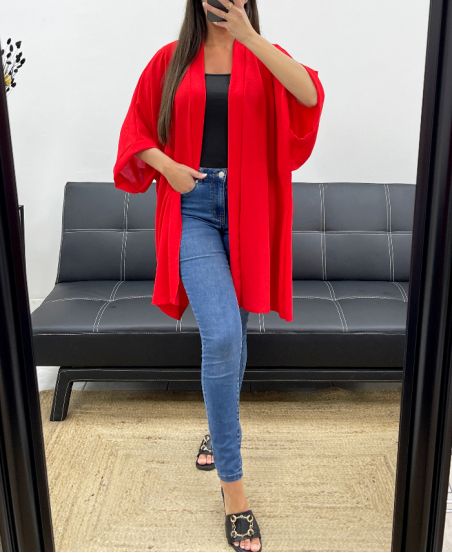 KIMONO PE2027 ROUGE