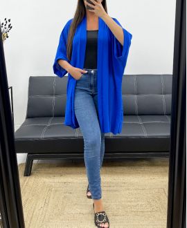 KIMONO PE2027 BLEU ROYAL