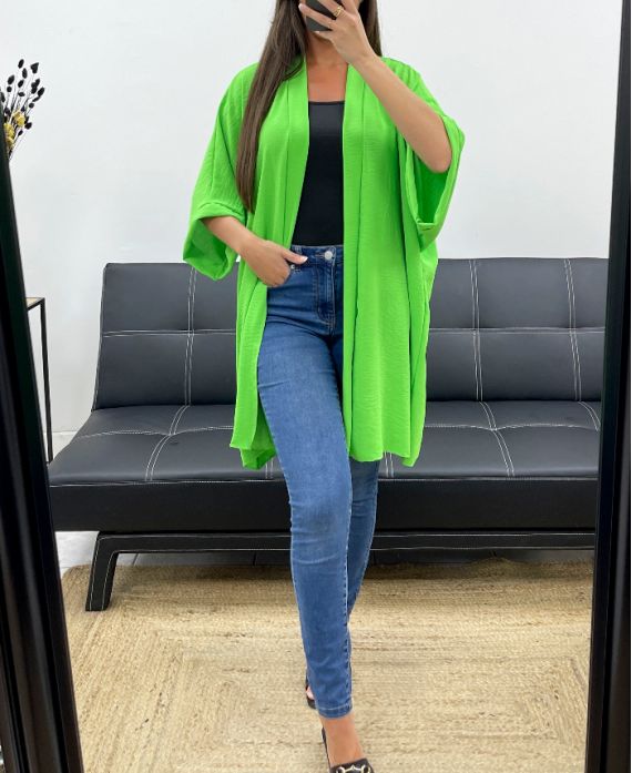 KIMONO PE2027 VERT LEMON
