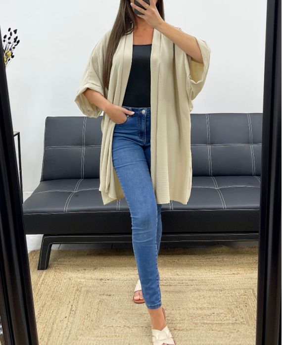 KIMONO PE2027 BEIGE